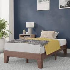 Wooden box bed frames Flash Furniture Evelyn Collection Bed