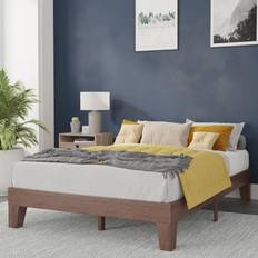 Wooden box bed frames Flash Furniture Evelyn Collection Bed