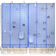 Tool Boards Azar Displays 70-Piece Pegboard Organizer Kit, Blue