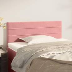 Pink Sengegavle vidaXL 80x5x78/88 cm Fløjl Pink Sengegavl