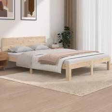 vidaXL Giroletto In Legno Massello Di Pino 140x190 cm - Marrone