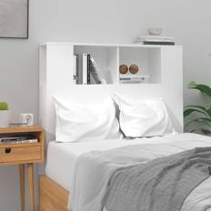vidaXL Armoire De Blanc Brillant 100x18.5x104.5 cm - High Gloss White Tête de lit