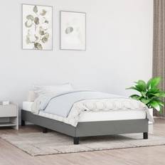 vidaXL Bedframe Stof Donkergrijs 80x200 cm
