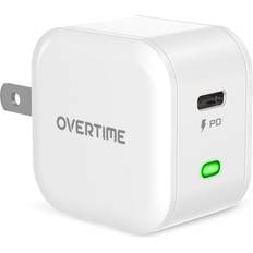 Fast charger for android phone Overtime USB C Charger 20W iPhone Fast Charger for iPhone and Android PD 3.0 – White