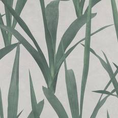 Rasch Long Grass Green White Wallpaper Paste The Wall Modern Contemporary Vinyl