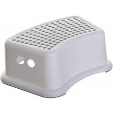 White Stools DreamBaby Step Stool Grey Dots, Toddler Potty Training Aid with Non Slip Base Model L673