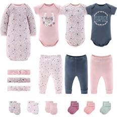 The Peanutshell Baby Girls 16-pc. Baby Clothing Set, Newborn-3 Months Pink Pink Newborn-3 Months