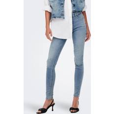 JdY Jeans JdY blume Mid Destroyed Skinny Fit-jeans Blå