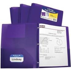 Products 1597284 Two-Pocket Heavyweight Poly Portfolio Folder