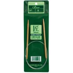 Clover Takumi Bamboo Circular Knitting Needles 24" Size 8/5mm