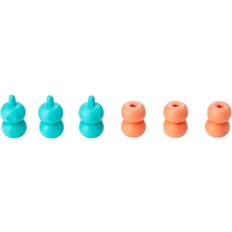 Knitting Needle Stoppers Clover Point Protectors and Stoppers 0 To 10.5 6 Pkg