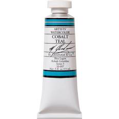 M. Graham 12 Ounce Tube Watercolor Paint Cobalt Teal