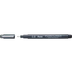 Pentel Hienokynät Pentel Malstifte, POINTLINER Fineliner (Schwarz)