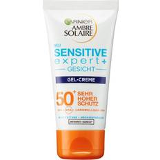 Garnier 50 face spf Garnier SOLAIRE Sensitive Expert+ Face Gel-Cream SPF 50+