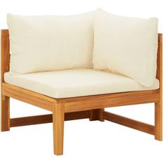 vidaXL Ecksofa Cremeweißen Lounge-Set