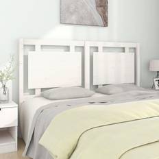 vidaXL white, 155.5 Pine Bed Headboard