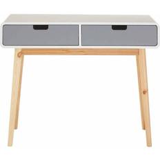 Premier Housewares Milo White/Grey Console Table 100x38cm