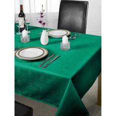 Emma Barclay Chequers Forest Tablecloth Green, Beige