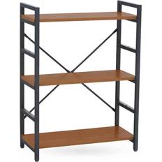 Red Shelves Premier Housewares Laxton 3 Shelving System