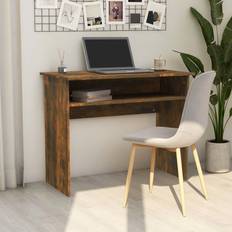 vidaXL Smoked Oak Skrivbord 50x90cm