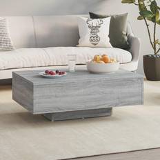 Gris Tables Basses vidaXL Sonoma Gris 85 x 55 x 31 cm Table Basse