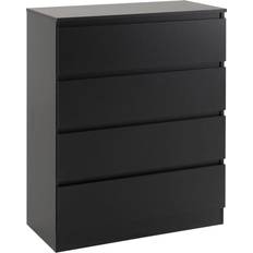 SECONIQUE Malvern Grey Chest of Drawer 80x100cm