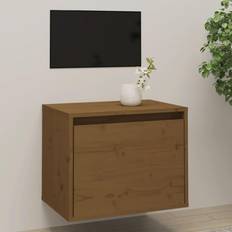 Fyr Vægskabe vidaXL 45x30x35 massivt fyrretræ honningbrun Vægskab