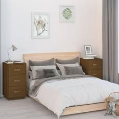 vidaXL Sengeborde 2 Stk 40 x 40 x 75 cm Sengebord