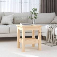 vidaXL 35 x 35 x 40 cm Massivt Fyrretræ Sofabord 35x35cm