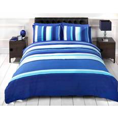 Signature Furnishings Double Detroit Set Duvet Cover White, Blue, Black