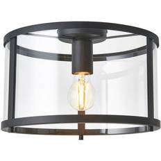Blue Ceiling Flush Lights Endon Hopton Decorative Ceiling Flush Light