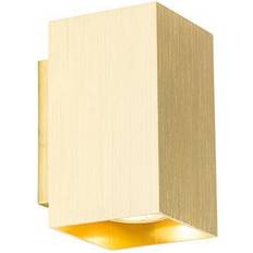 QAZQA Wall Lights QAZQA Modern gold square Wall light