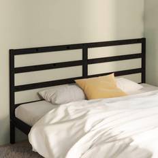 vidaXL black, 206 Pine Bed Headboard