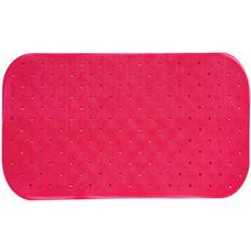 MSV Alfombra Base De Bañera Caucho Reciclable Class 36 x 65 cm Rosa Fucsia