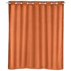 Orange Duschdraperier Wenko Duschdraperi Comfort Flex