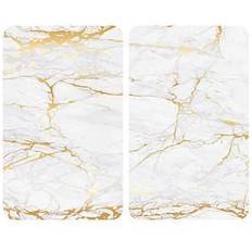 Wenko Piastra Coprivivande Universal Marble Gold 30 x 52 cm