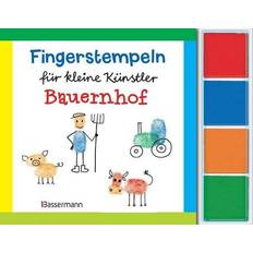 Kreativität & Bastelspaß Fingerstempeln f.kl. Künstler- Bauernhof-Set