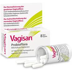 Rezeptfreie Arzneimittel Vagisan ProbioFlora Milchsäure-Bakterien Vaginalkapseln 8