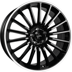 Keskin KT158018511230BLP Fälg Rims Svart Polerad Kant