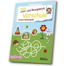 Bon_marché Livres d'Activités Mein Lern- & Übungsblock Vorschule Großer Rätselspaß