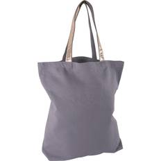 Rayher 53990564 canvas handväska, grå, axelväska, axelväska, väska, shoppingväska, väska, väska väska, Daypack 330 g/m2, otryckt
