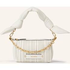 Karl Lagerfeld Vita Väskor Karl Lagerfeld Kushion Knotted Handbag White