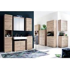 Beige Lagerschränke trendteam »Amanda« Breite Lagerschrank