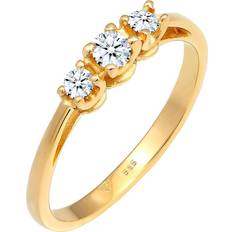 Elli Trio Ring - Gold/Diamonds