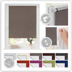 Klemmfix Lichtblick Rollo, taupe, Klemmfix