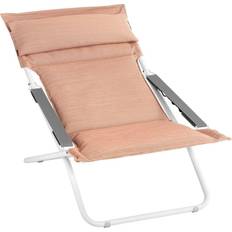 Arancione Sdraio Lafuma Bayanne Deck Chair (Transabed) Kaolin/Ocre (Orange)