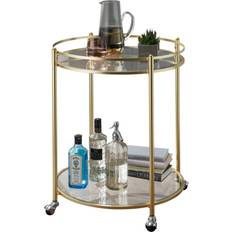 Guld Rulleborde Wohnling Guld Drinkvogn 57 x 57 cm Rullebord