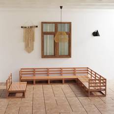 vidaXL honungbrun Loungeset