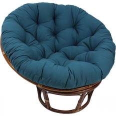 Complete Decoration Pillows Blazing Needles 44-inch Solid Twill Papasan Cushion Complete Decoration Pillows Blue