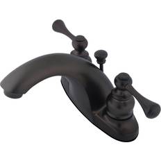 Taps Kingston Brass KB7645BL 4 in Centerset Bathroom Faucet